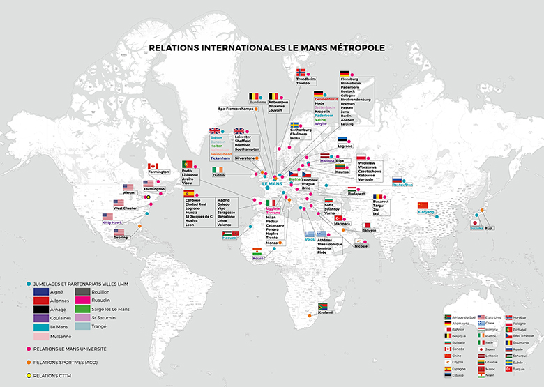 relation internationales Le Mans